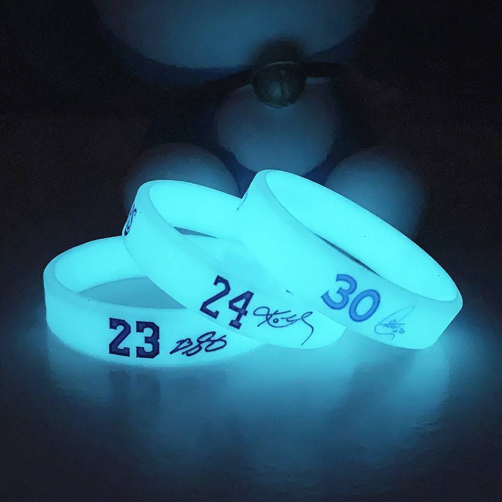Kobe James Thompson Averson Tomber Light Silicon Silicon Basketball Bracelet NBA Star Sports Student