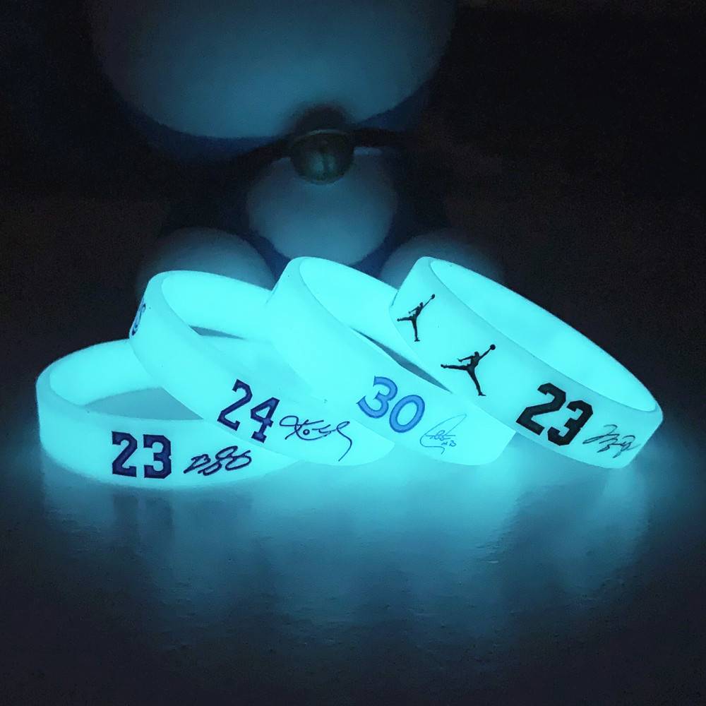 Kobe James Thompson Averson Tomber Light Silicon Silicon Basketball Bracelet NBA Star Sports Student