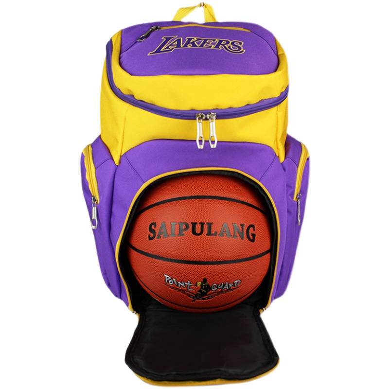 Lakers Backpack Men's Science No. 24 James No. 23 Bag Girls Large Capacity Primary and Middle School Student Basketball Backpack