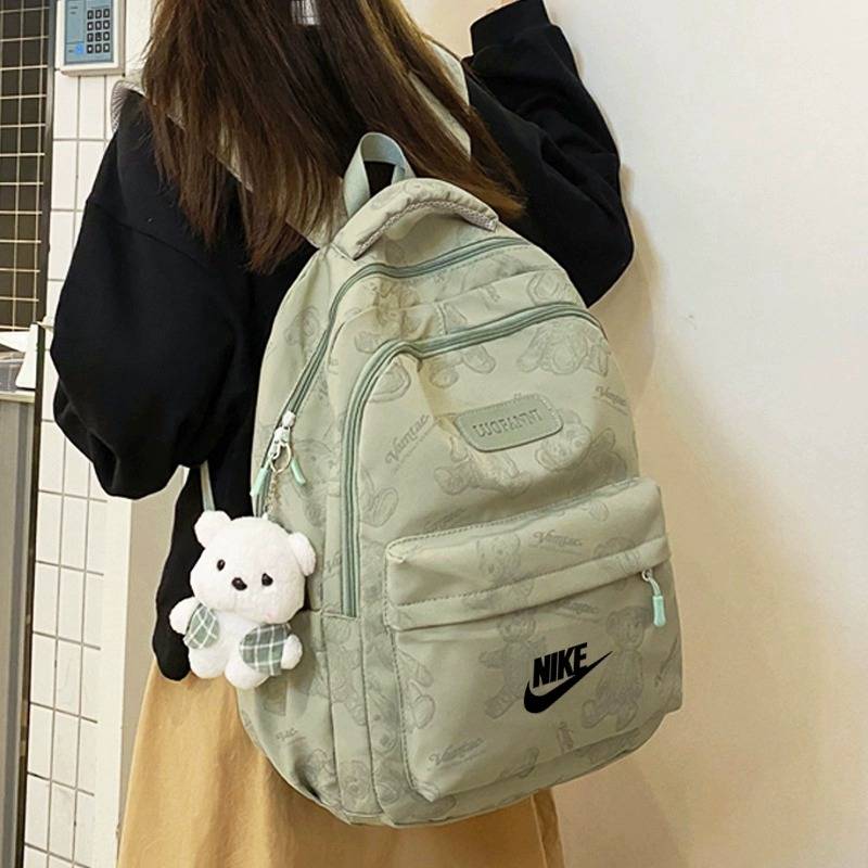 Nike Nike Plapium Men's Computer Backpack for Junior High School Student School Bag Female Outdoor Sports Travel Bag