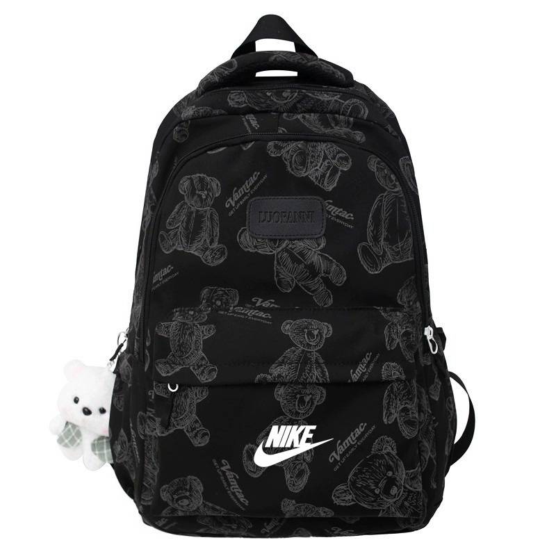 Nike Nike Plapium Men's Computer Backpack for Junior High School Student School Bag Female Outdoor Sports Travel Bag