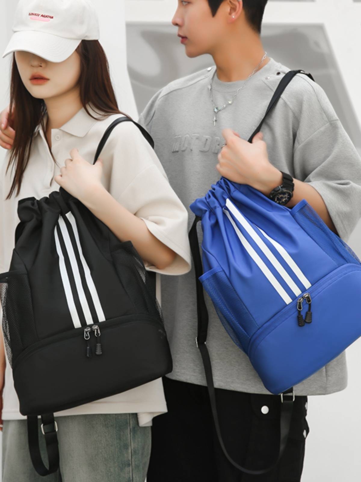 Basketball bag training backpack badminton bag men's backpack women's large -capacity football bag minimalist outdoor waterproof schoolbag