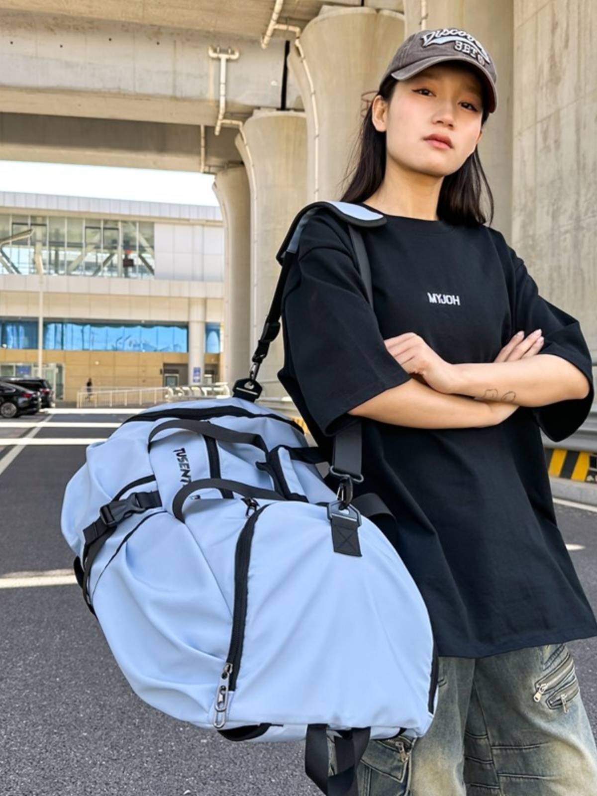 Basketball bag men's basketball bag training bag multi -functional backpack large -capacity travel bag shoulder mesengers men