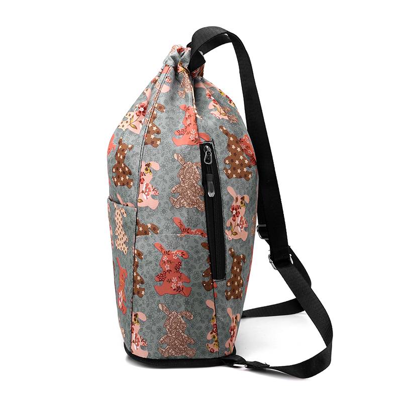 Bouder pocket Backpack Men and Women Light Pumping Rope Back Back 2023 New Large -capacity Fitness Sports Basketball Waterproof