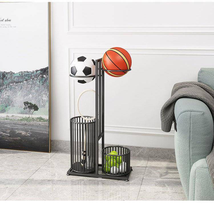 Simple basketball storage rack Simple Iron Basketball House Football Furnishing Room Field Multifunctional Ball Storage Frame