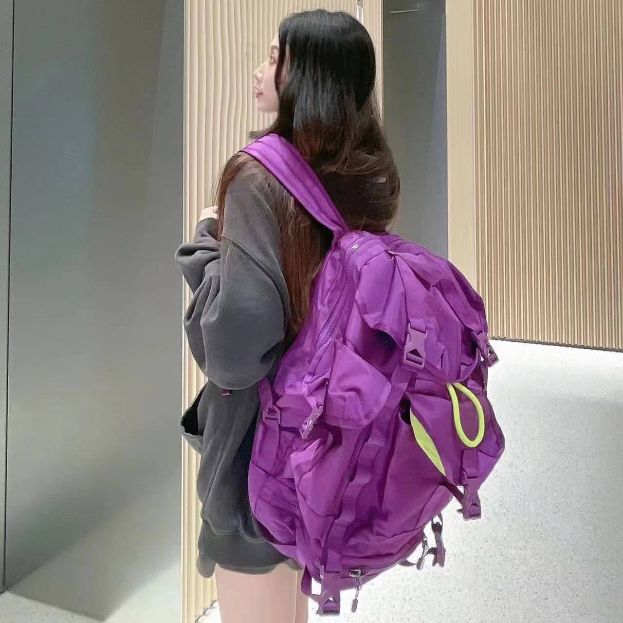 Bath Lightyn Backpack Basketball Training Pack Male Student School Bag Computer Bags Large -capacity Travel Backpack