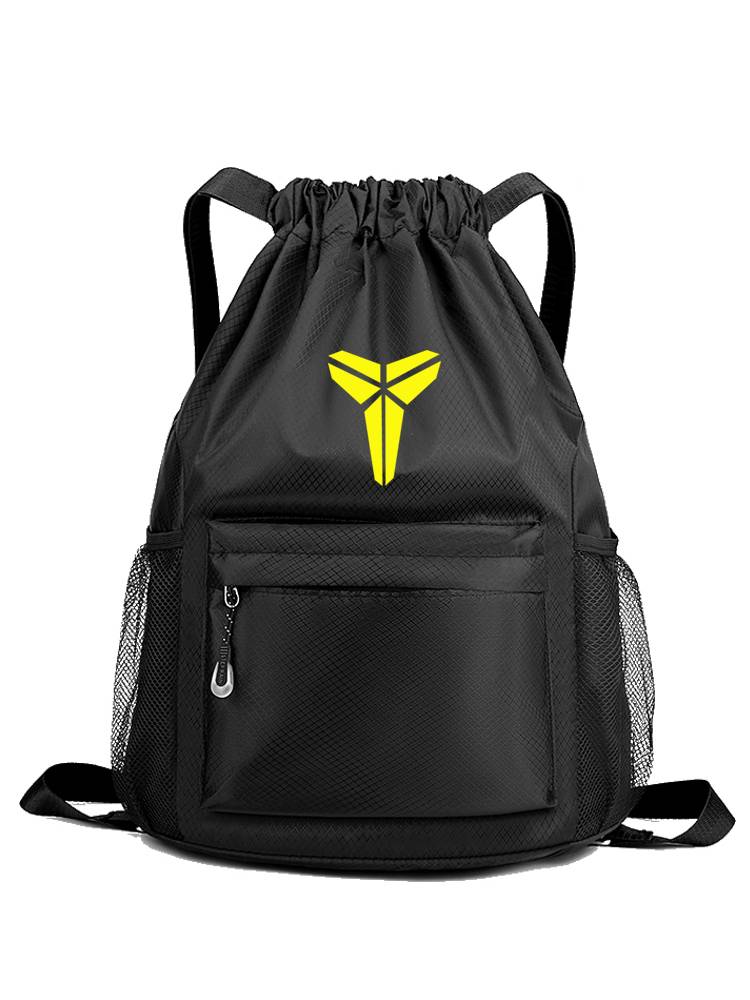 Basketball bag custom basketball bag football shoes bag simple pocket pocket pocket drawing backbag student schoolbag