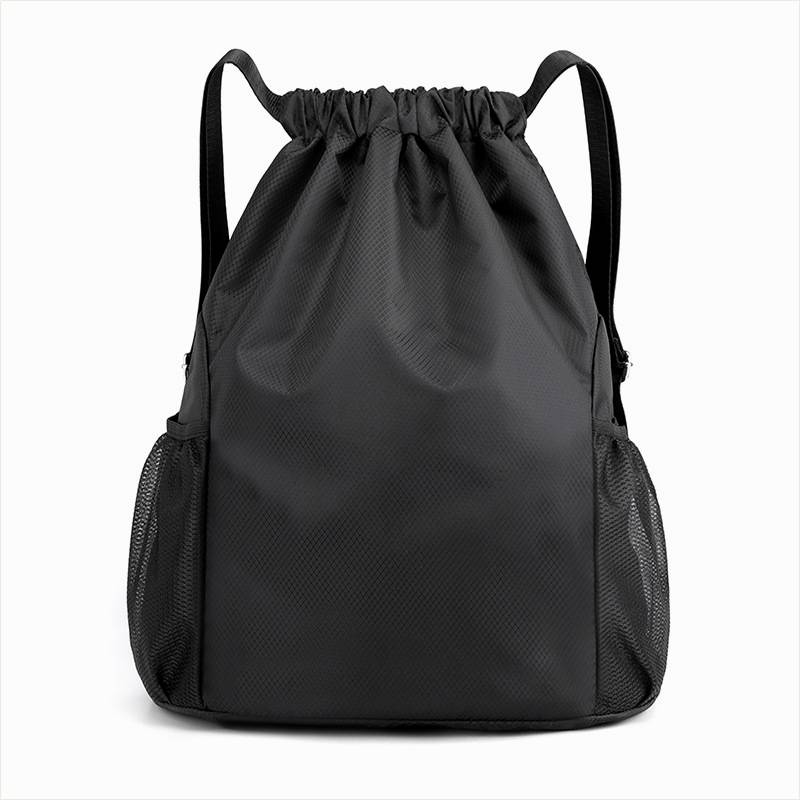 Custom bundle pocket backpack men and women 2020 new simple travel backpack large -capacity drawstring fitness sports bag