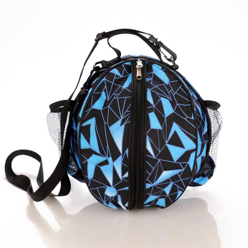 Single-shoulder black and blue
