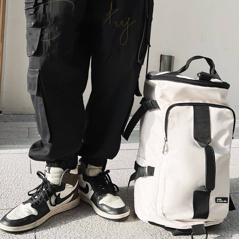 Large -capacity travel bag Multifunctional backpack Men's crossbody bag college student schoolbags leisure sports fitness bag