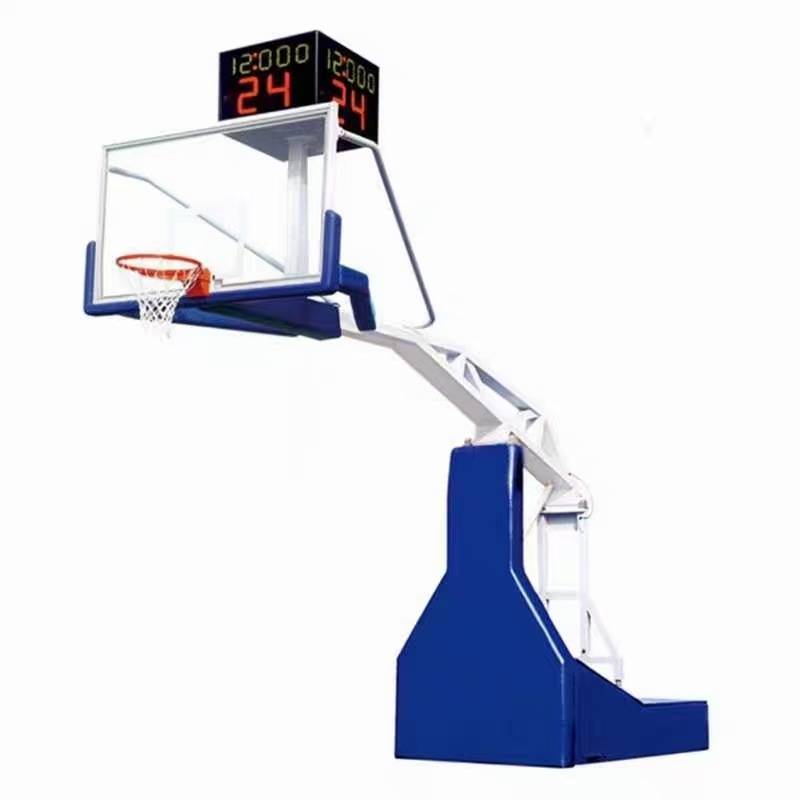 Classic manual hydraulic basketball rack
