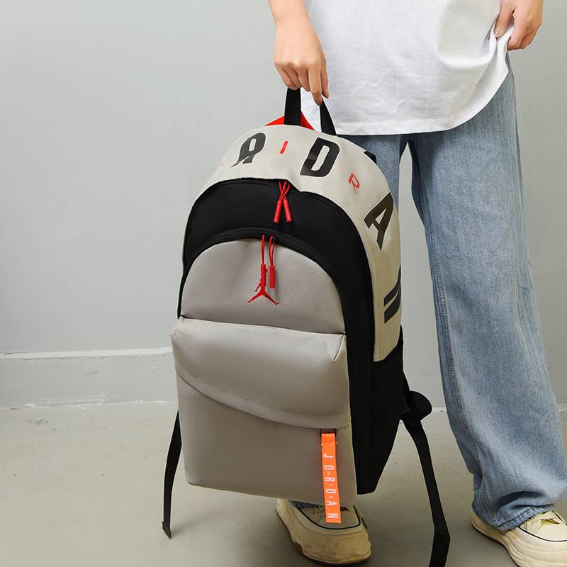 Jordan Bags are full of stars Jordan backpack middle school student male and female outdoor basketball AJ backpack travel sports bag