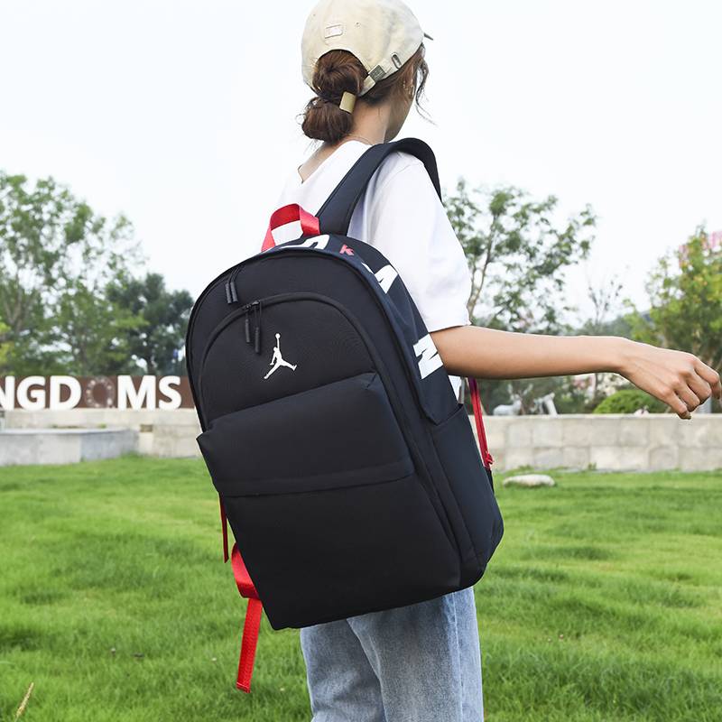 Jordan Bags are full of stars Jordan backpack middle school student male and female outdoor basketball AJ backpack travel sports bag