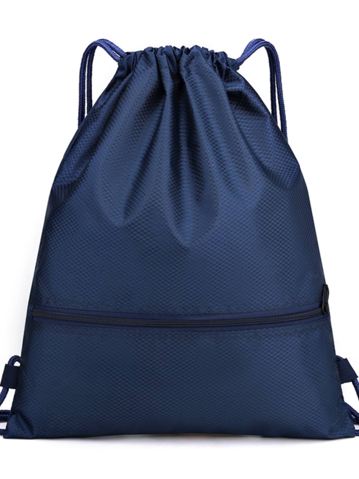 Custom bundle pocket drawing rope bare bag folding outdoor fitness backpack men's and women's sports mountaineering lightweight basketball bag