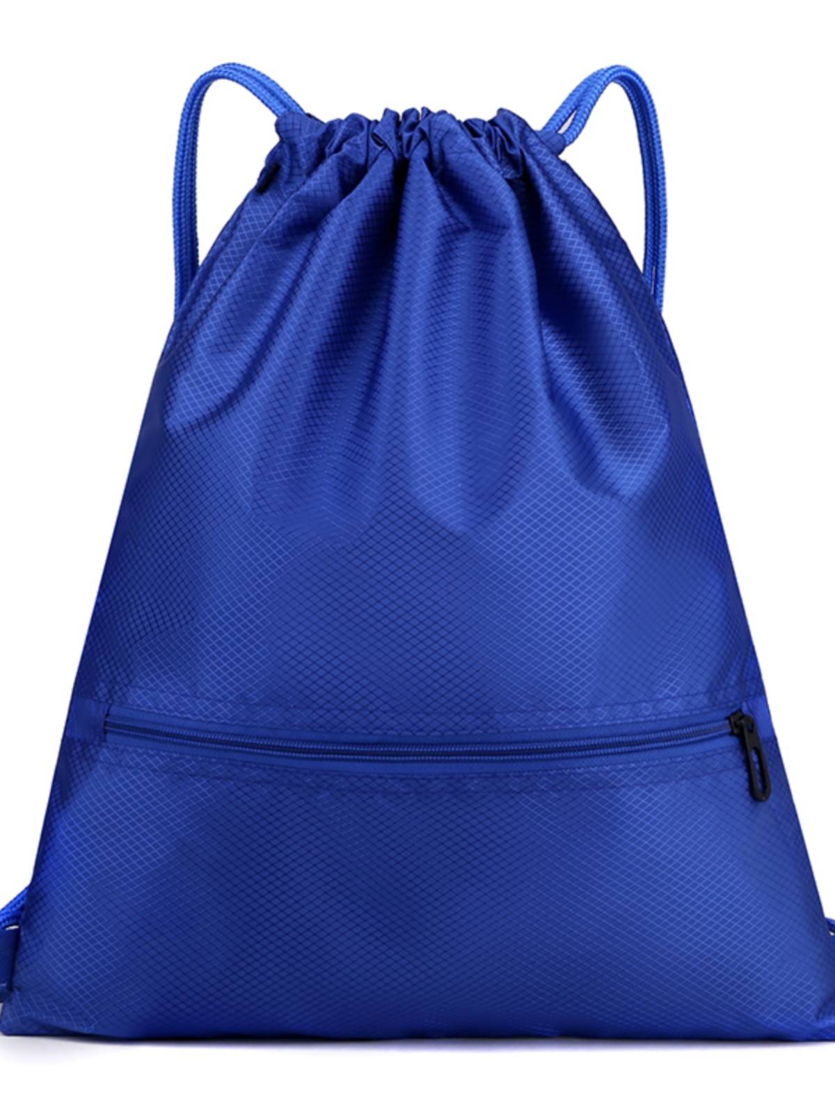 Custom bundle pocket drawing rope bare bag folding outdoor fitness backpack men's and women's sports mountaineering lightweight basketball bag