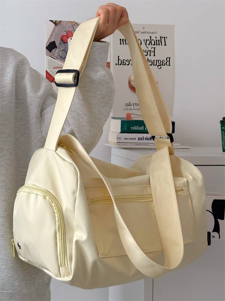 INS large -capacity sports yoga short travel bag women training swimming fitness bag