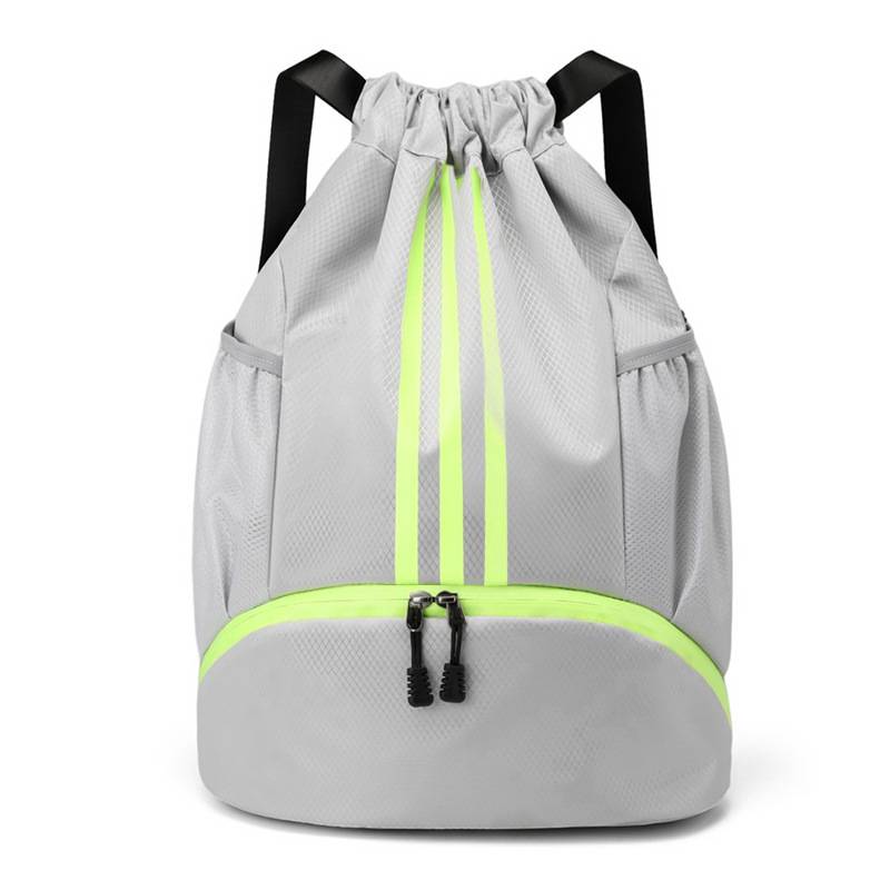 Basketball bag wet and wet separation swimming bag pocket pocket pumping backpack men's training institution marathon custom logo