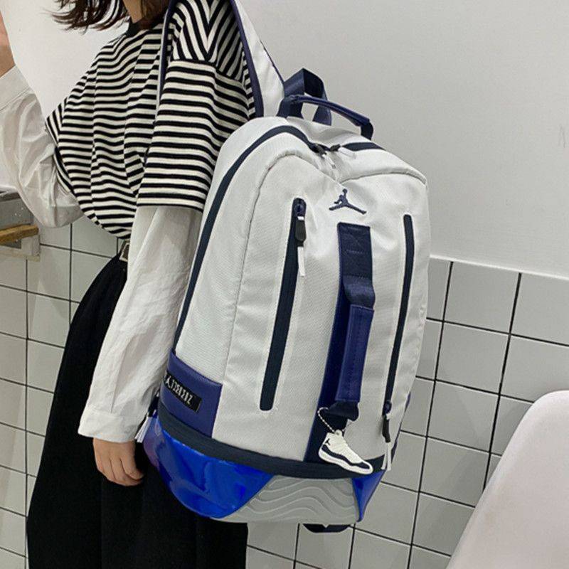 American -style backpack Large -capacity student schoolbag Basketball outdoor travel sports bag backpack computer bag shoulders