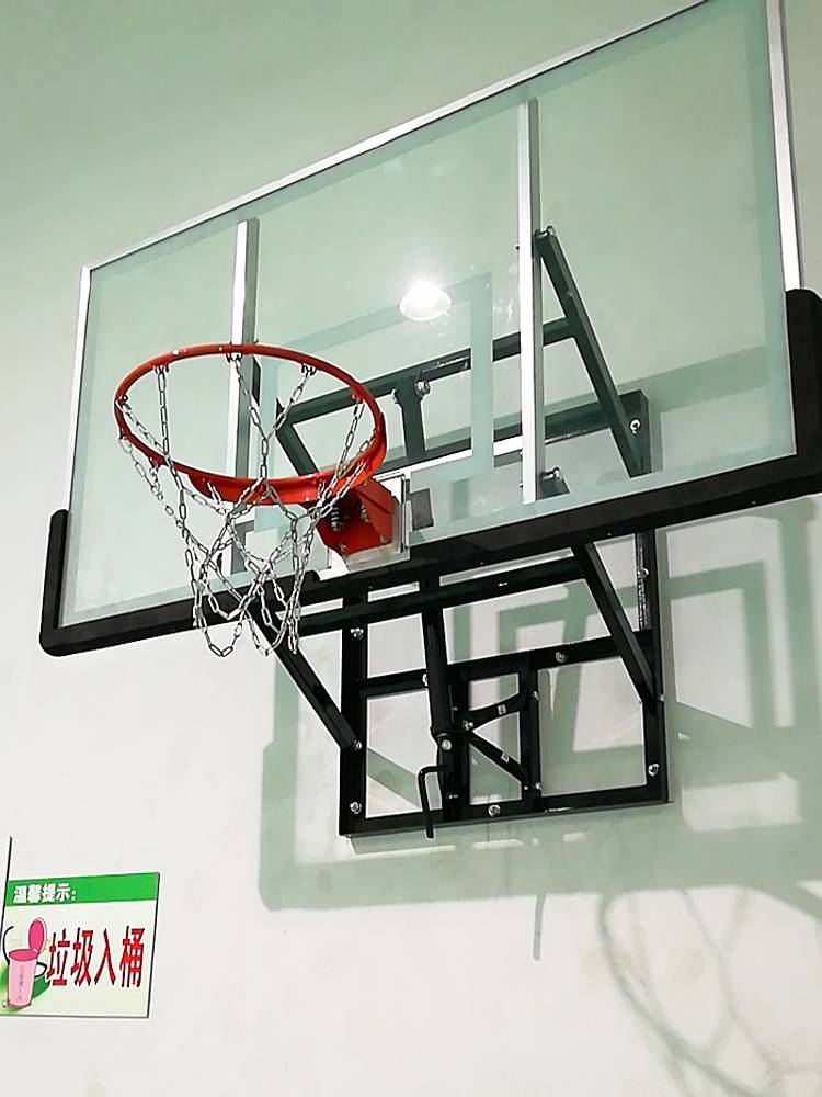 SBA305 baskets adult outdoor basketball shelf household hanging can be lifted standard interior basketball basketball frame