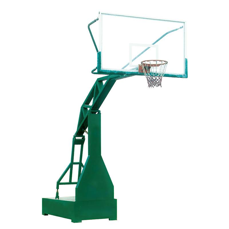 Basketball frame can move outdoor standard professional basketball frame imitation hydraulic adult lift land buried school wide arm