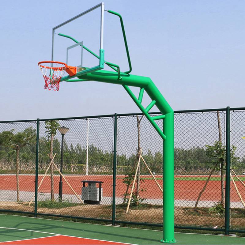 New type of round tube column reinforcement basketball rack (national standard)