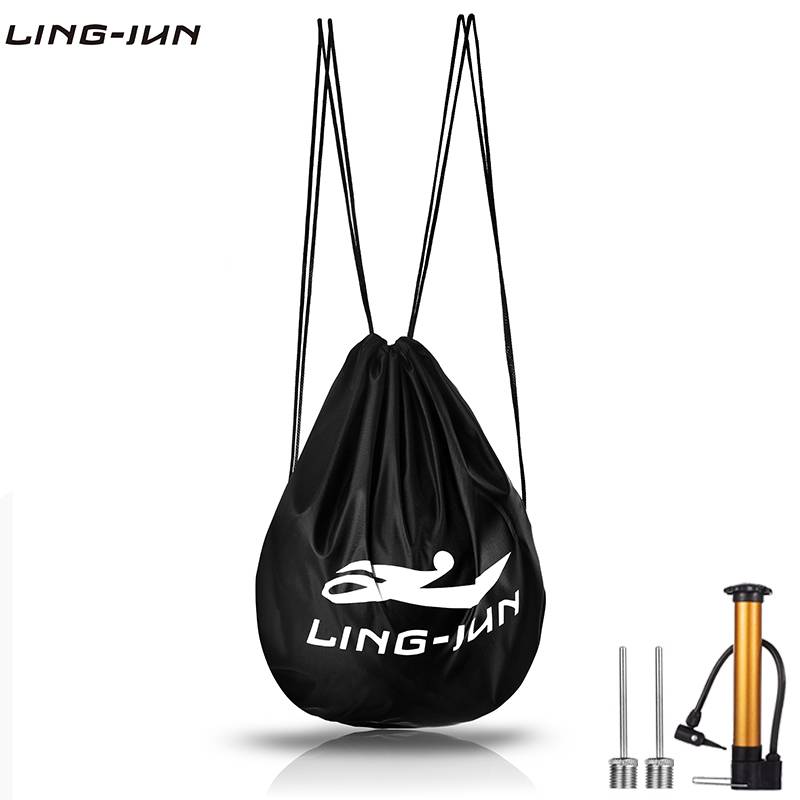 Normal black bag + air pump + 2 air needle