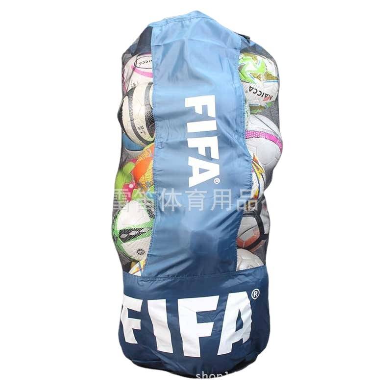 Large football bag basketball network pocket ball bag canvas bag basketball bag football bag storage thick