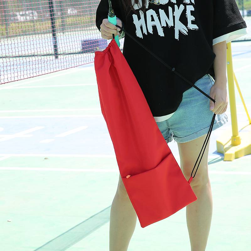 Waterproof badminton bag and thick Oxford bouquet protection kit, two or three balls, and a condensed line
