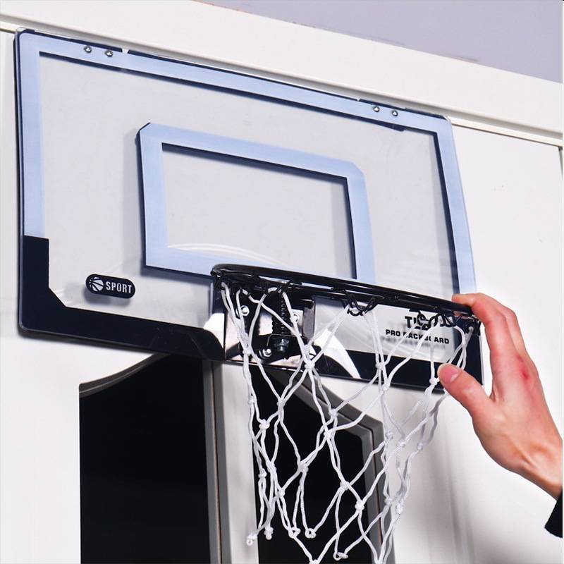 Children's sports toy iron frame can be dunk basketball rack simple punch -free basketball box indoor shot