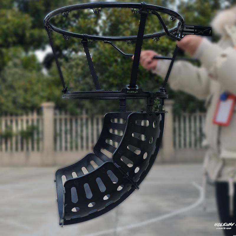 Professional shooting auxiliary equipment Black recovery player basketball pitching free pick -up equipment home training device standard basket