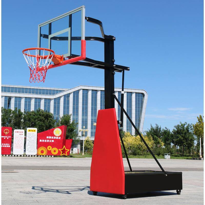Outdoor children adult youth standard basketball racks indoor and outdoor competition training can moving and lifted basketball rack