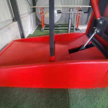 Half -bag of hydraulic basketball rack