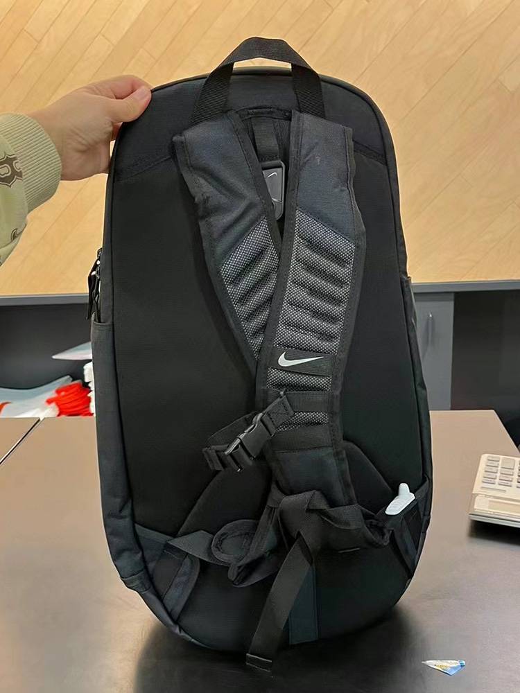 Nike backpack large -capacity air cushion sports men nike backpack elite bag schoolbag travel basketball bag boys
