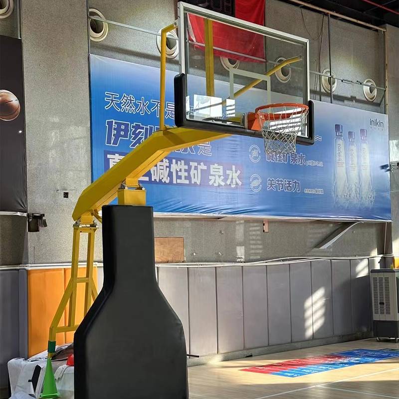 Standard Professional Competition Adult Moved electric hydraulic lift basketball rack high -end luxury indoor outdoor