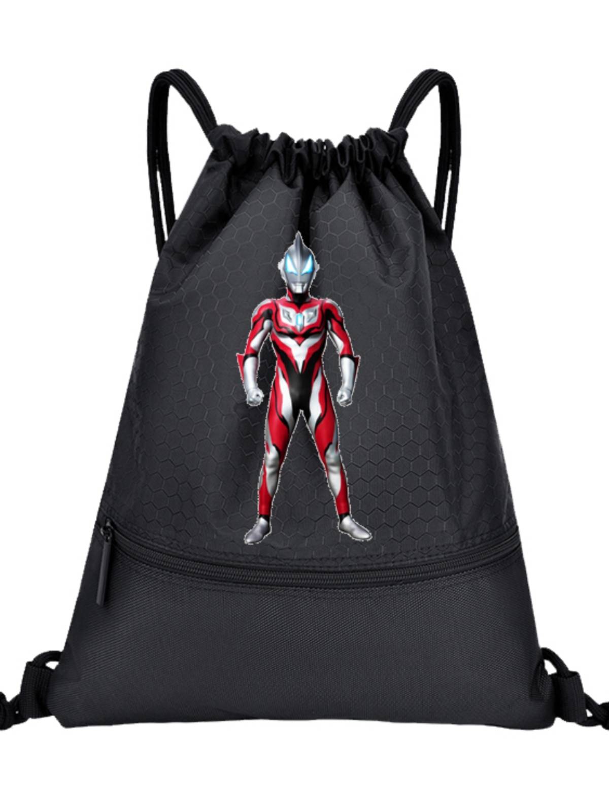 Ultraman's new nylon basketball bag Diga Terragia backstrack drawing mouth storage portable foot volleyball bag