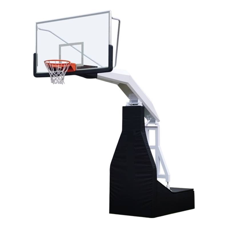 Manual electric hydraulic lift indoor competition professional adult standard venue basketball rack basketball frame outdoor movement