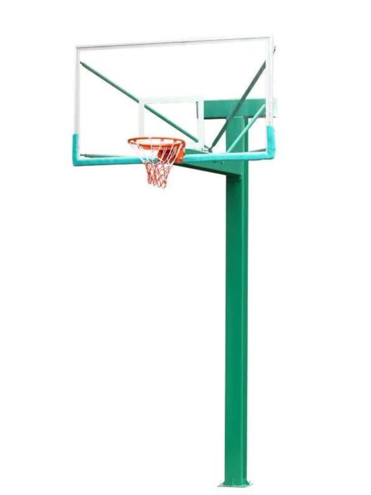 Outdoor home basketball frame adult outdoor standard basketball frame fixed professional standard competition basketball rack