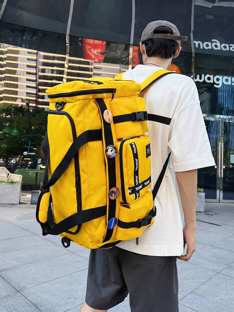 Large -capacity exercise fitness package Betronous shoulder wet and wet separation of football basketball boxing scattering swimming outdoor travel bag