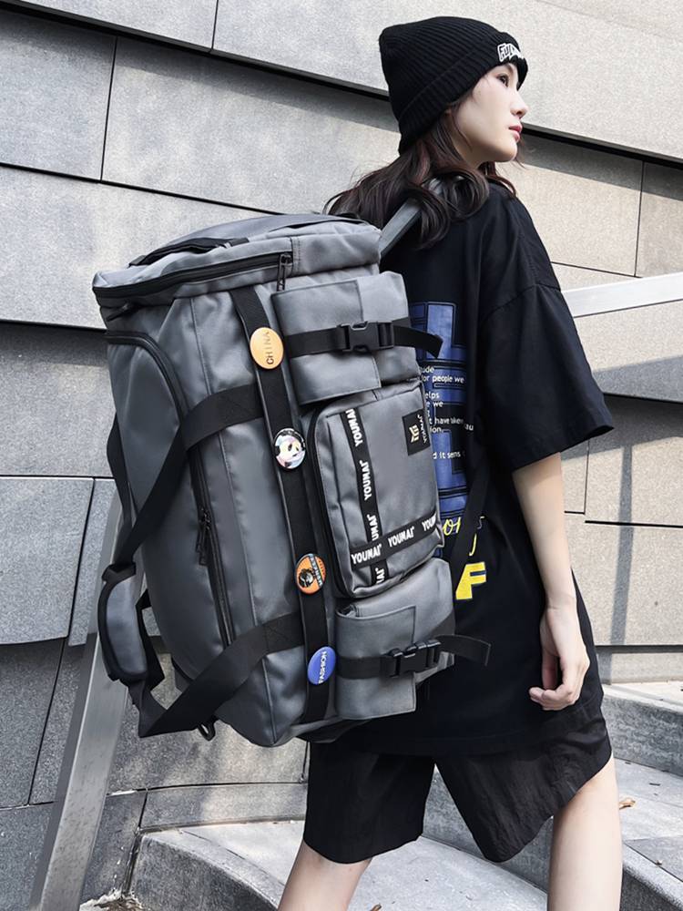 Large -capacity exercise fitness package Betronous shoulder wet and wet separation of football basketball boxing scattering swimming outdoor travel bag