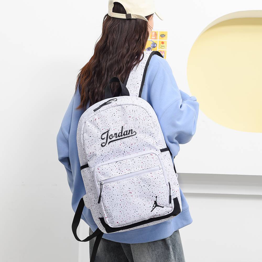 Jordan Man Tianxing Backpack junior high school college student schoolbag men's and women's campus basketball backpack computer travel bag