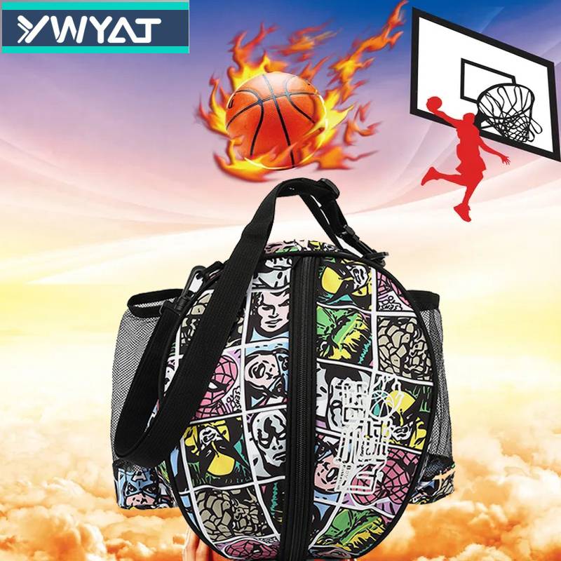 Two shoulder-walking hero basketball bag