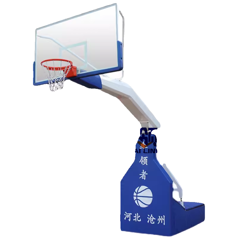 Basketball rack can mobile professional standards American hydraulic adult indoor and outdoor home land burying up and down dunk