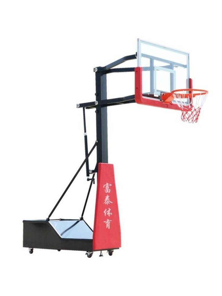 Professional standard baskets for children trained outside of adult basketball player competitions can be up and down mobile