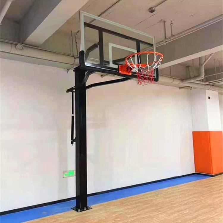 Fixed land -type national standard basketball rack indoor outdoor child adult standards for home training can be dunk and lift