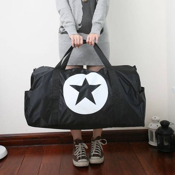Short -distance travel bags, large -capacity men's workers, big handle, Libuki women lightweight travel, fitness waterproof