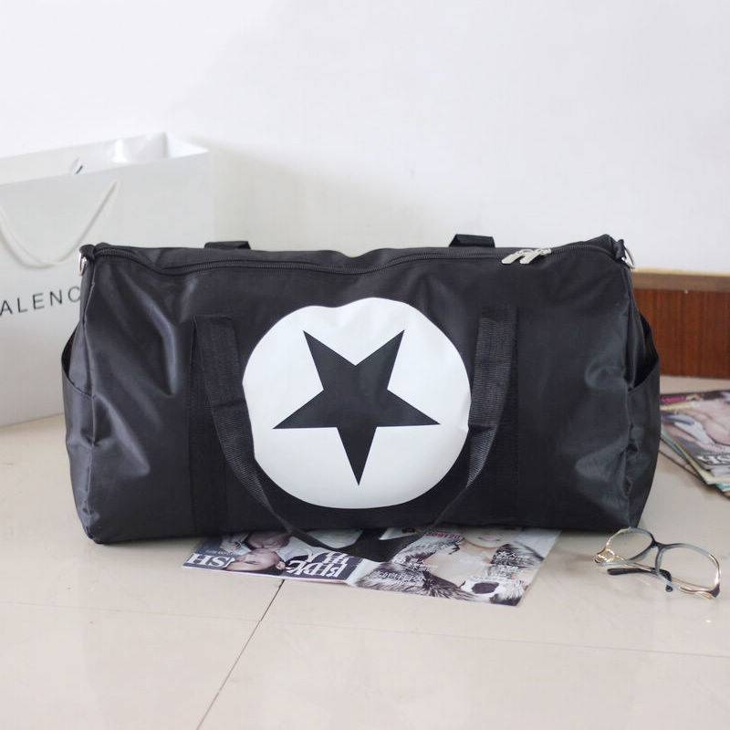Short -distance travel bags, large -capacity men's workers, big handle, Libuki women lightweight travel, fitness waterproof