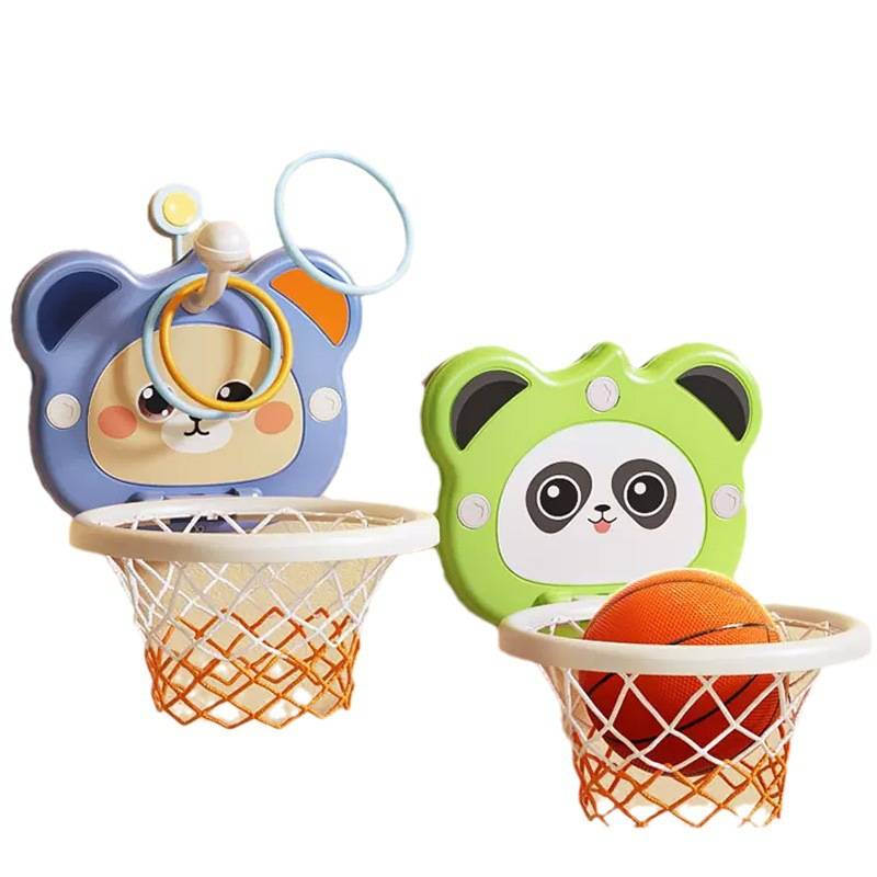 Children's basketball frame shooting rack toy indoor household sleeve ball small leather ball men girl basketball rack toys