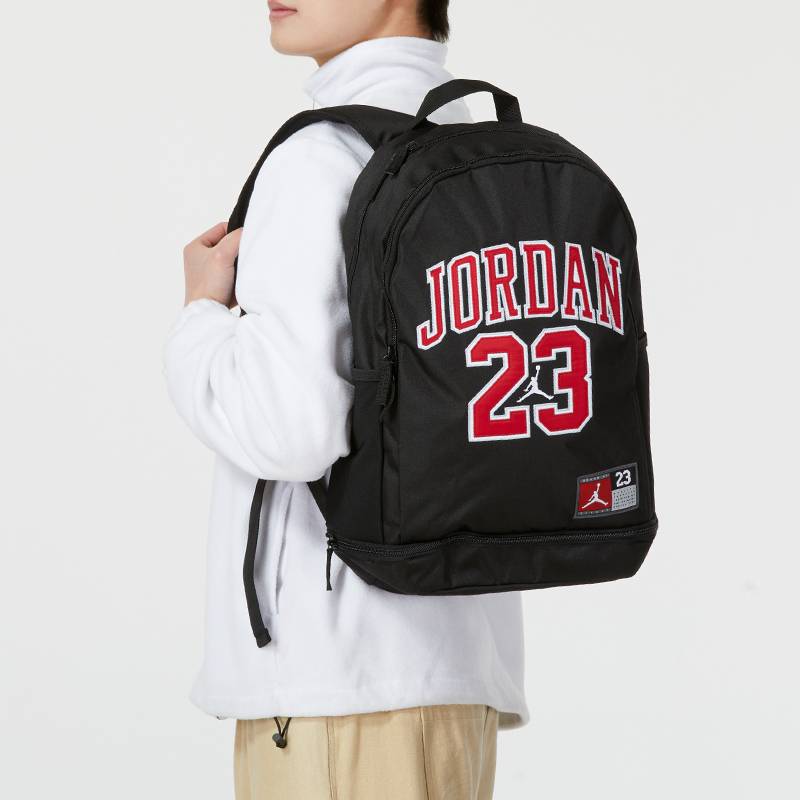 Nike official backpack men's and women's bag basketball backpack outdoor leisure bag flying people AJ fitness training bag