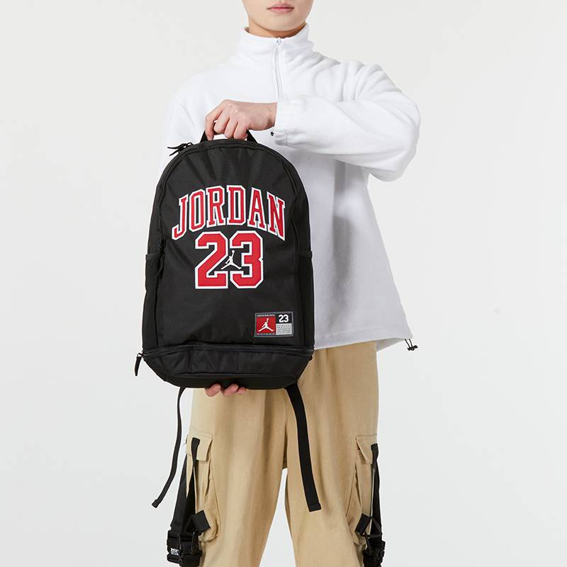 Nike official backpack men's and women's bag basketball backpack outdoor leisure bag flying people AJ fitness training bag