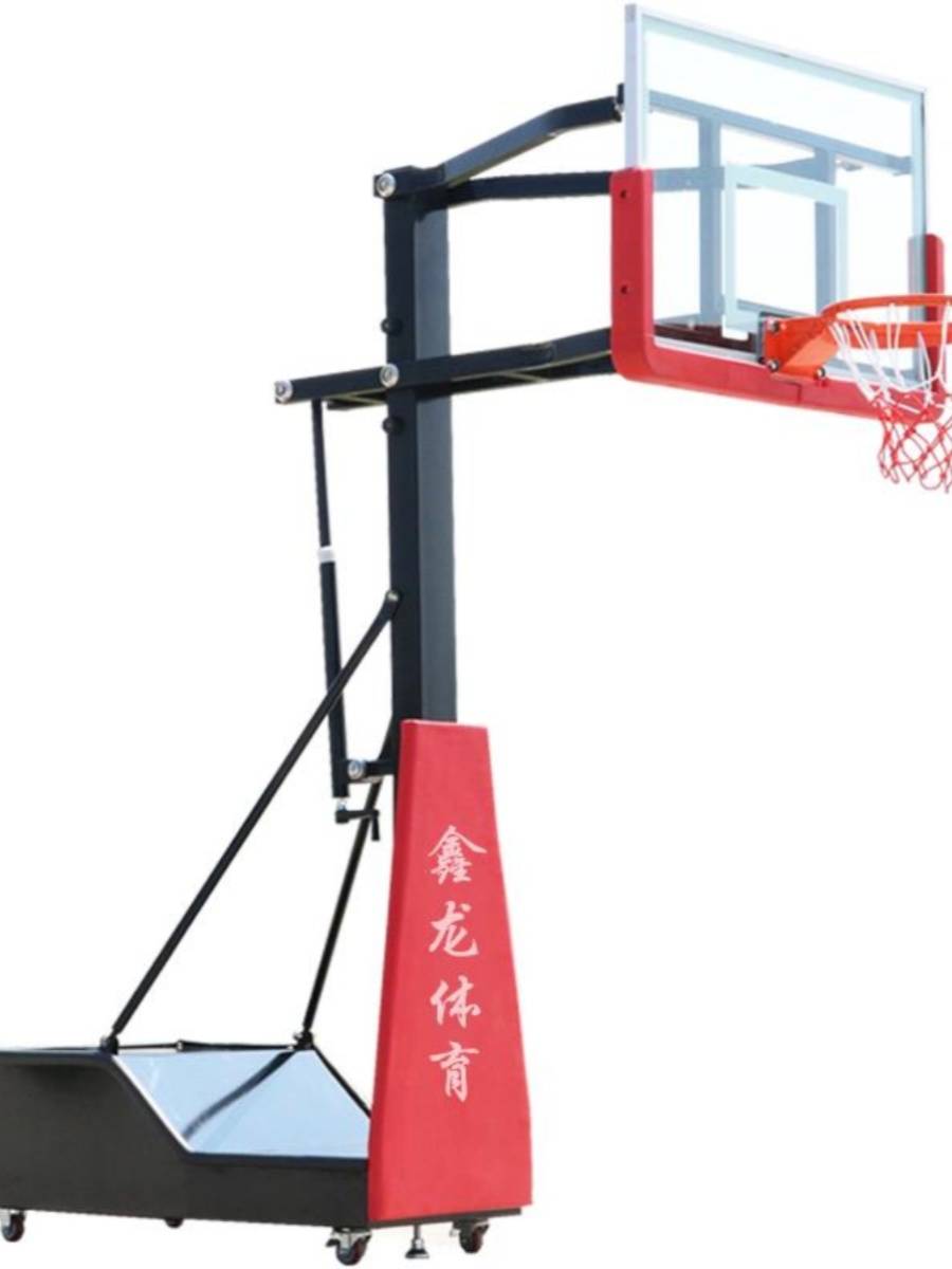 Outdoor mobile lifting basketball rack adult home use indoor children's basketball frame outdoor youth outdoor basketball rack